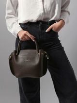 Handtas Foulonn Double Leder Lancaster Bruin foulonne double 18-vue-porte